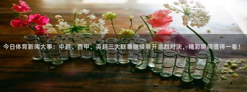今日体育新闻大事：中超、西甲、英超三大联赛继续展开激烈对决，精彩瞬间值得一看！