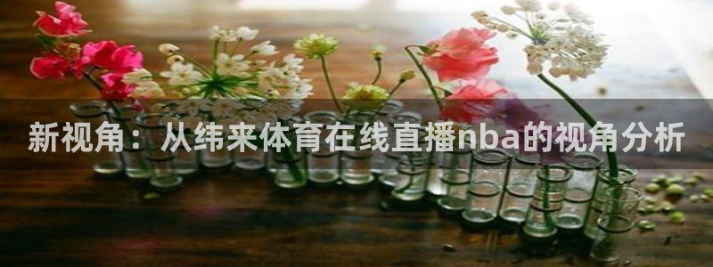 新视角：从纬来体育在线直播nba的视角分析
