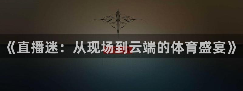 《直播迷：从现场到云端的体育盛宴》